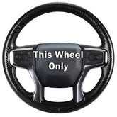 Aotoyou front view of steering wheel cover showing fit and finish