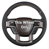 Aotoyou steering wheel cover front view showing fit and finish benefit enhanced cabin look