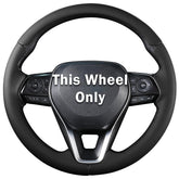 Aotoyou front view showing cover fit and neat finish for Toyota steering wheels
