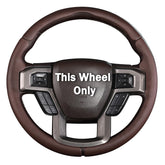 Aotoyou front view of packaged steering wheel cover showing fit and finish benefit