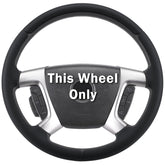 Aotoyou front view steering wheel cover showing clean OEM-like appearance and fit