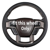 Aotoyou front view of cover showing fit and style for Ford wheels, improves appearance
