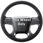 Aotoyou front view of steering wheel cover showing clean fit and improved appearance