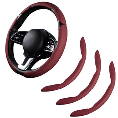 Aotoyou front view of wine red leather cover showing full design and fit