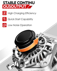 AOTPAT alternator pure copper windings close detail for improved conductivity benefit