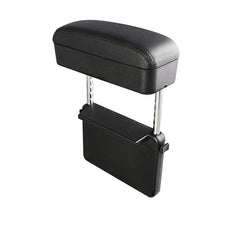 AOWIS front view of black armrest showing shape and sleek finish for comfort