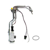 Apeixoto front view fuel pump module showing mounting and inlet for easy fitment