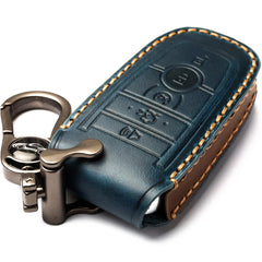 APEKUU front view of leather key shell showing neat fit and protection