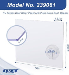 Apopip panel rear tail detail showing finger-grab tail for easy closing benefit