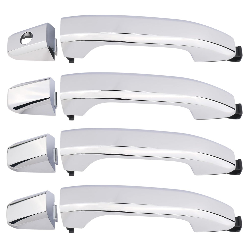 APPERFiT front packaging showing four chrome door handles and warranty benefit