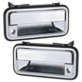 APPERFiT chrome front driver and passenger handles showing fit and finish