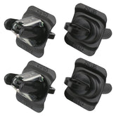 APPERFiT front view of 4-pack tie down anchors showing neat packaging and compatibility benefit