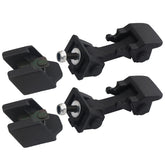 APPERFiT front view of hood latch kit showing two latches and brackets, clear identification benefit