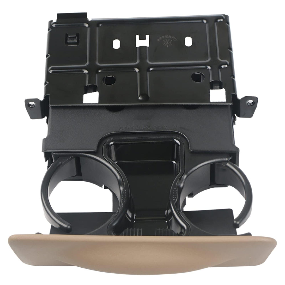 APPERFiT front view installed in dash showing restored cup support and neat appearance