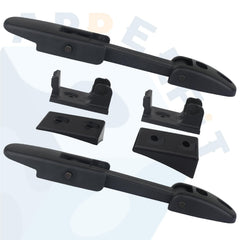 APPERFiT mechanic fitting the latch kit on a Mack hood showing fast installation benefit
