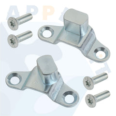 APPERFiT mounting screws and hardware laid out for quick installation and correct fit