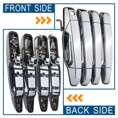 APPERFiT rear driver handle close-up texture highlighting durable chrome surface