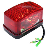 ApplianPar rear brake tail light front assembly showing mounting points and connector benefit