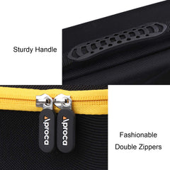 Aproca case mesh pocket close-up holding cables and adapters for tidy storage