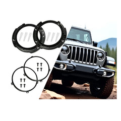 APRT bezel mounted on Jeep Wrangler JK, restores correct headlight alignment