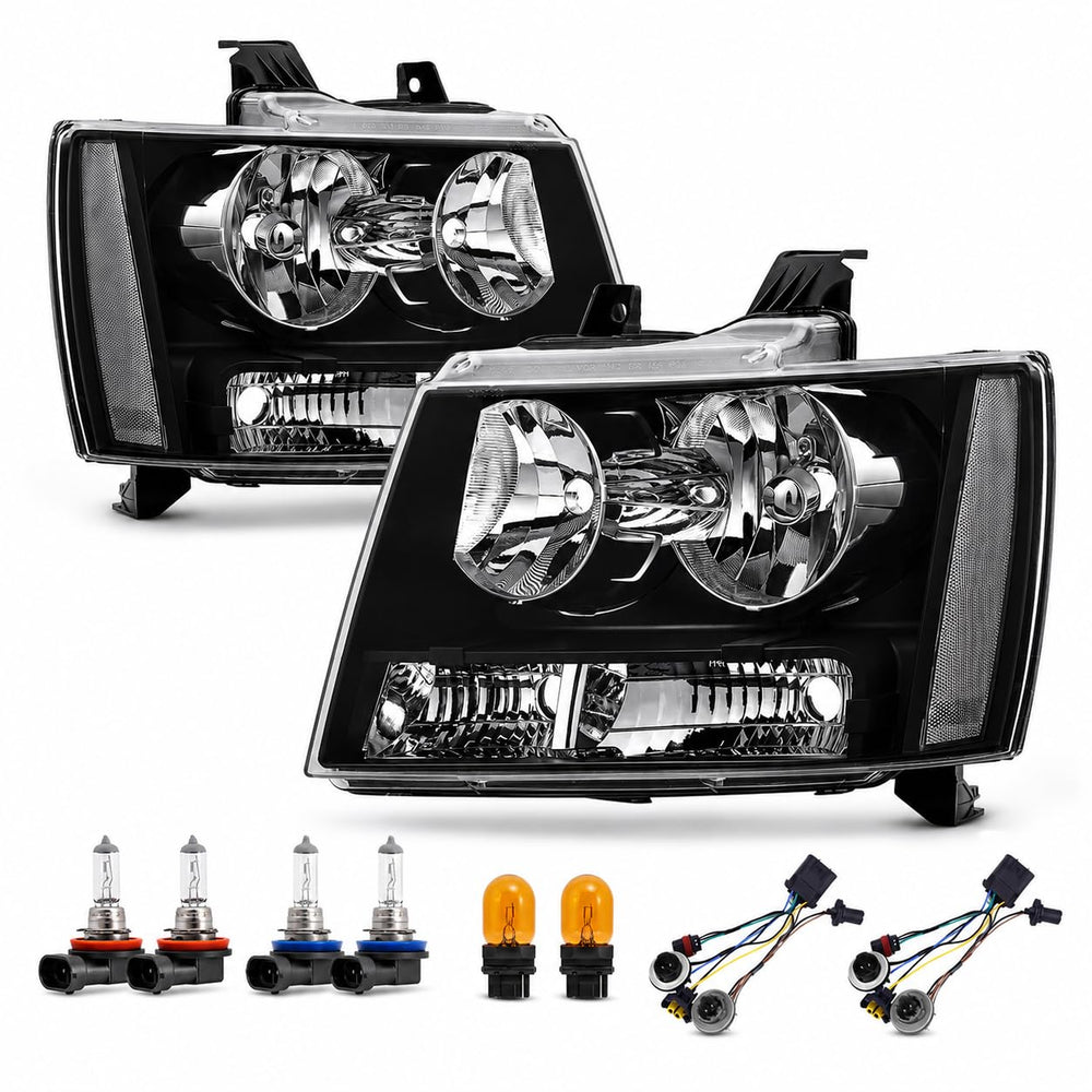 APSVE front assembly pair view showing full LED reflector restoration benefit