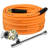 Aquilaplain front packaging showing full 50ft kit and components, durable convenience