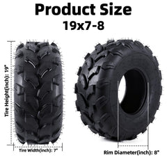 AR-PRO closeup of V-shaped tread pattern delivering improved off-road grip