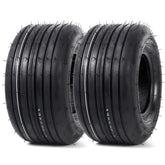 AR-PRO front view of both 13x6.50-6 tires showing product shape and fit benefits