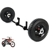 AR-PRO front view mounted training wheels showing stable support