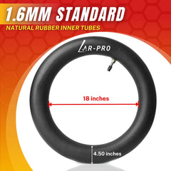 AR-PRO inner tube installed on dirt bike wheel demonstrating proper fit and ride reliability