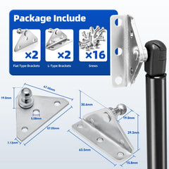 ARANA close-up of angled bracket galvanized finish highlighting corrosion resistance