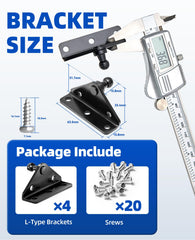 ARANA close-up galvanized steel bracket showing corrosion resistance and durability benefit