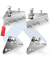 ARANA front view of bracket kit showing components and screws for easy installation