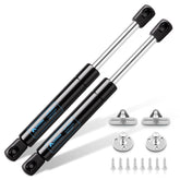 ARANA front view of 10 inch gas strut kit showing two struts and box, conveys easy upgrade