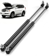 ARANA front packaging showing two hood struts and benefits