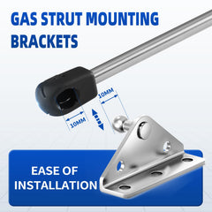 ARANA brackets mounted on a car hatch demonstrating smooth gas strut support and reliable operation