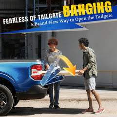 ARANA installed on Silverado tailgate demonstrating smooth controlled opening