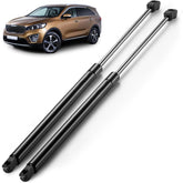 ARANA rear hatch strut front view showing replacement pair and packaging, reliable fit