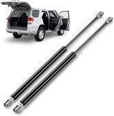 ARANA rear hatch struts front packaging showing two replacement supports and benefits