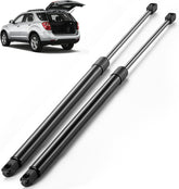ARANA rear hatch struts front view showing pair and fitment benefit