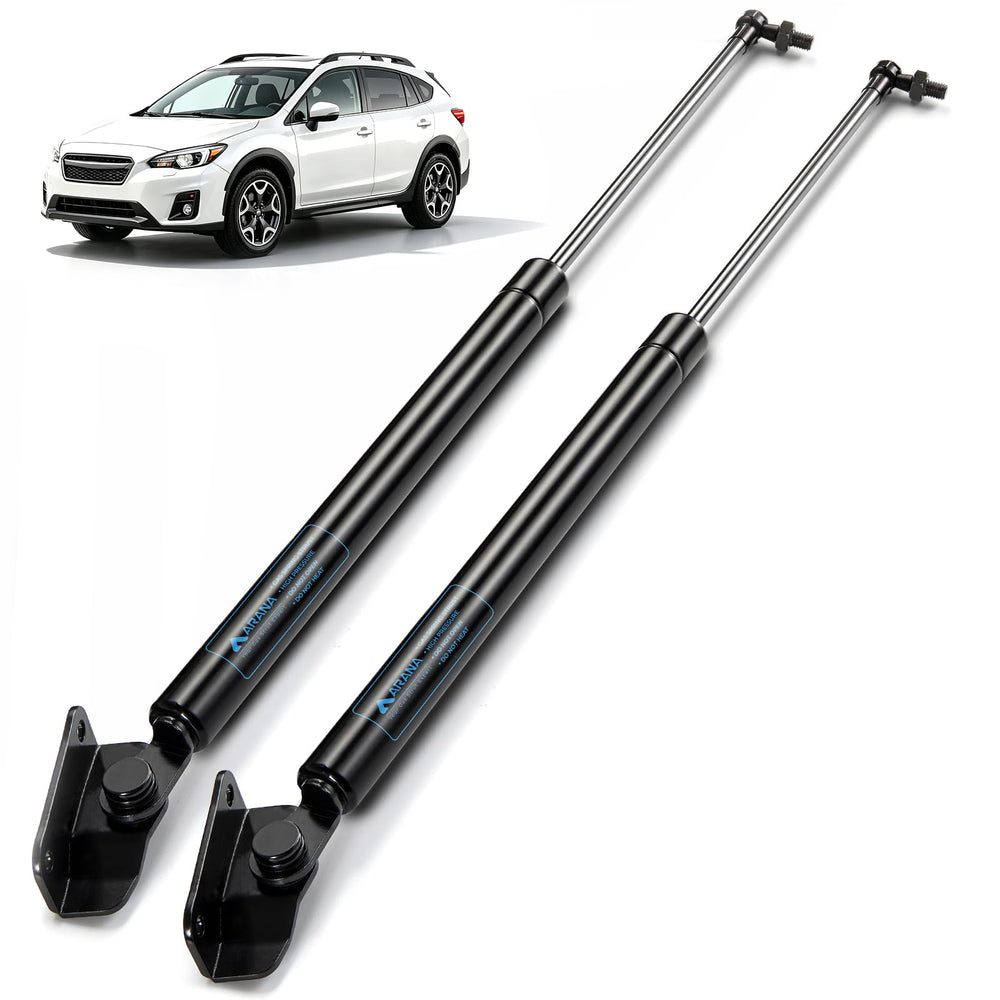 ARANA rear hatch struts front view showing OEM fit and quick replacement benefit