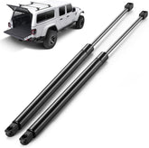 ARANA rear window strut front view showing fit and finish, improves lift reliability