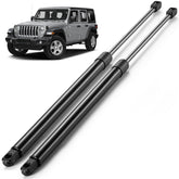ARANA rear window struts front view showing fit and strength benefit