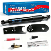 ARANA front view of tailgate assist kit showing mounting position and clean fit