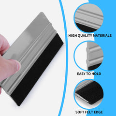 Arayker hand gripping squeegee shows secure non-slip control benefit