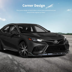 Archaic lip installed on Toyota Camry demonstrating fit and enhanced curb appeal