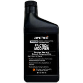 Archoil AR9100 front label showing product identity and bottle benefit