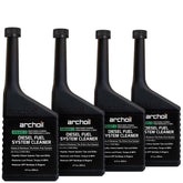 Archoil front packaging showing four-pack and quick performance benefits