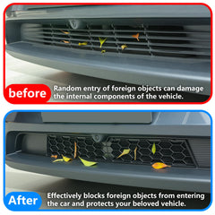 Arcoche grill angled in car context demonstrating flush-fit aesthetic benefit