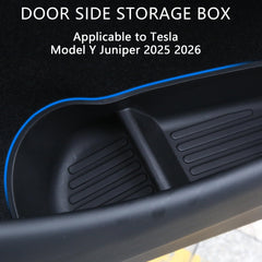 Arcoche tray installed in Model Y door pocket for clean look